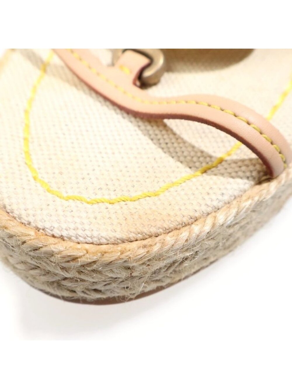 Louis Vuitton Cruise Line Wedge Soles Heels Espadrilles Strap Sandals Shoes - Picture 6 of 6